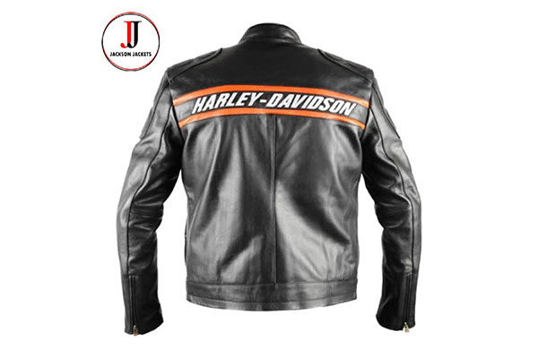 WWF Bill Goldberg Harley Davidson Leather Biker Jacket - Jackson Jackets